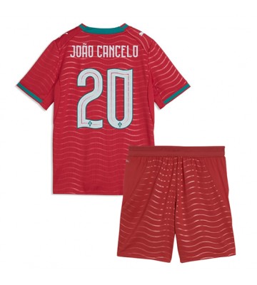 Portugal Joao Cancelo #20 Hemmaställ Barn VM 2026 Kortärmad (+ Korta byxor)